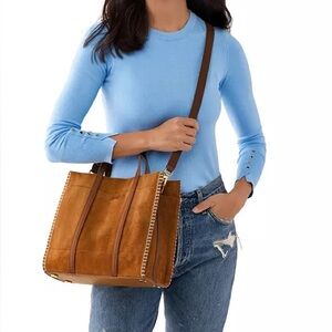 Fossil Carmen Shopper mini tote bag - suede out of stock style